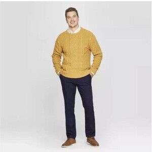 Men's Goodfellow & Co Big & Tall  Slim Hennepin Chino Pants Xavier Navy 38/36